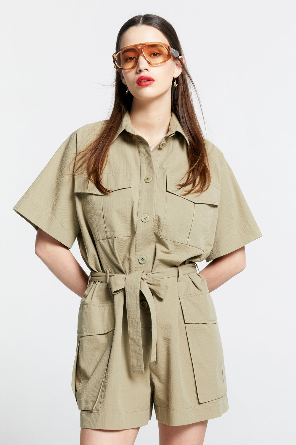 Parkside Jumpsuit Herb Green