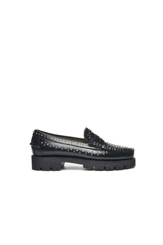 Sebago Dan Lug Studs Loafers Black
