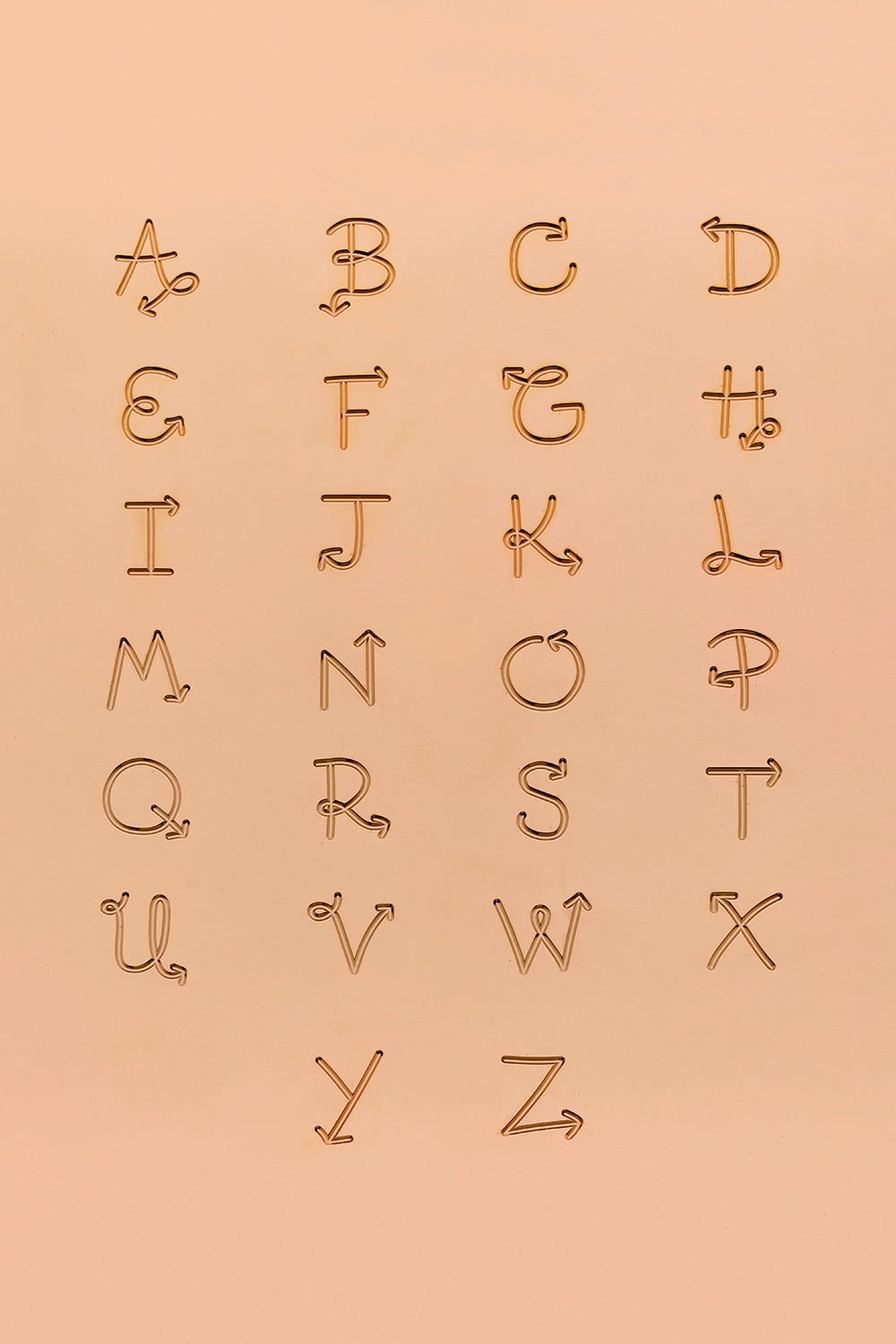 Society Necklace Rose Gold