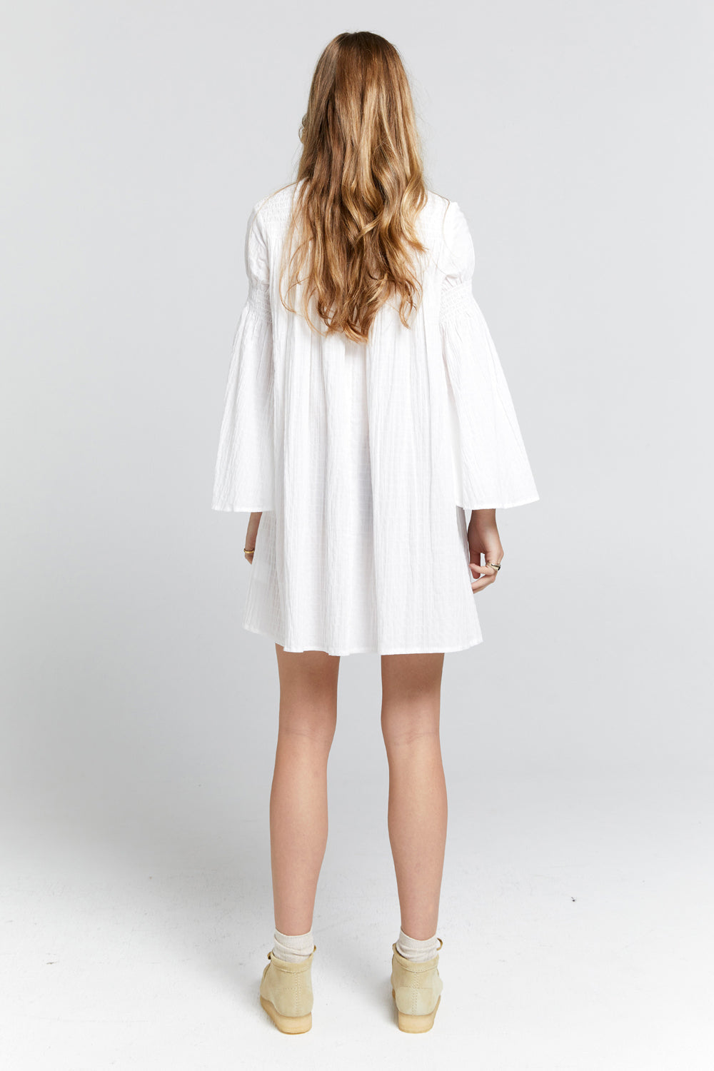 Suki Organic Cotton Dress Off-White