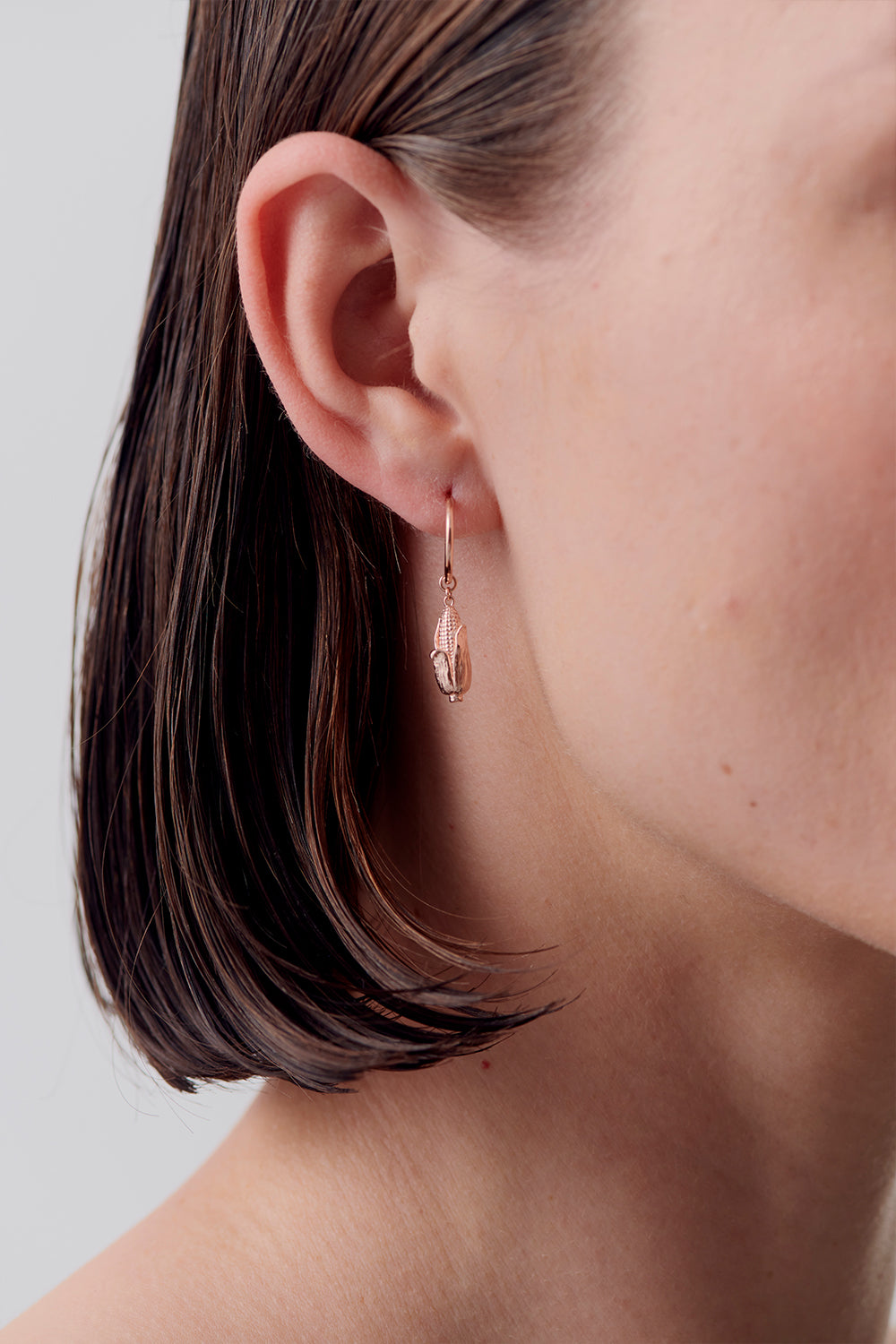 Sweet Corn Earrings Rose Gold