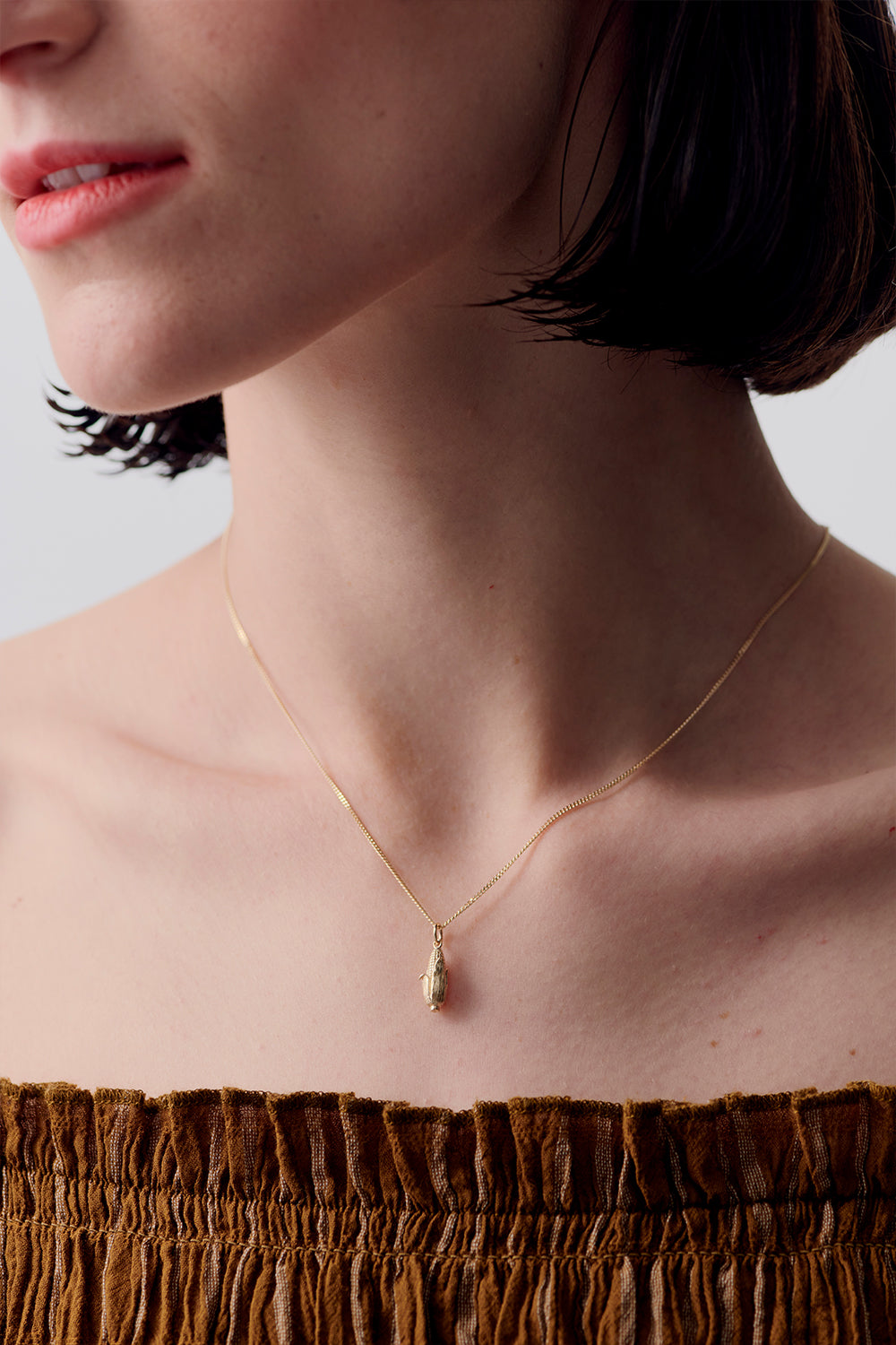 Sweet Corn Necklace Gold