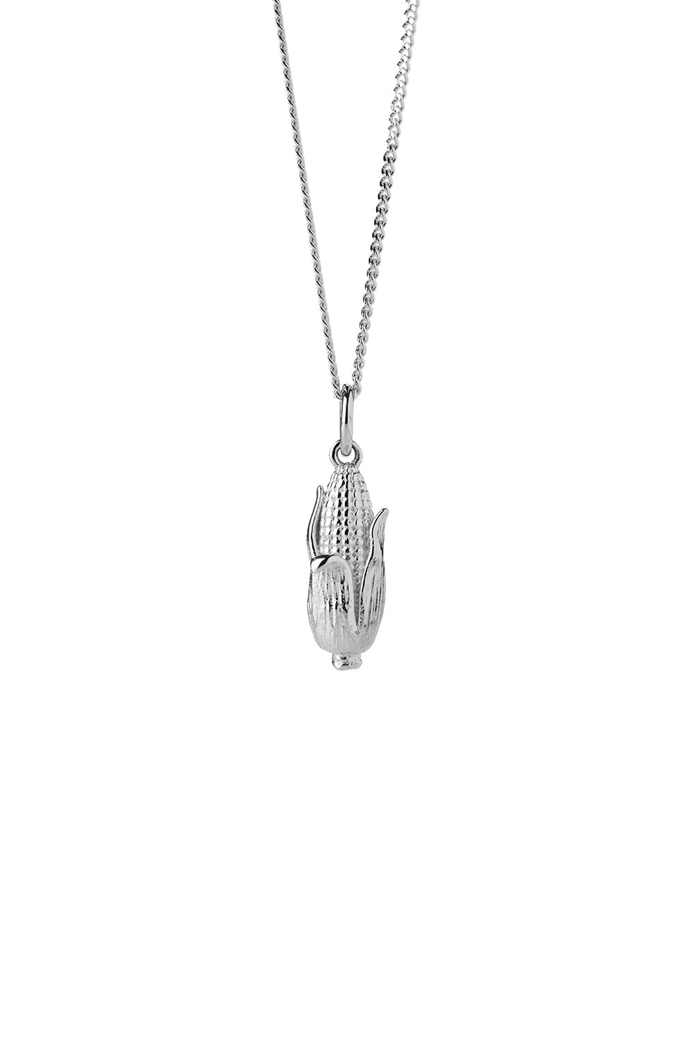 Sweet Corn Necklace Silver