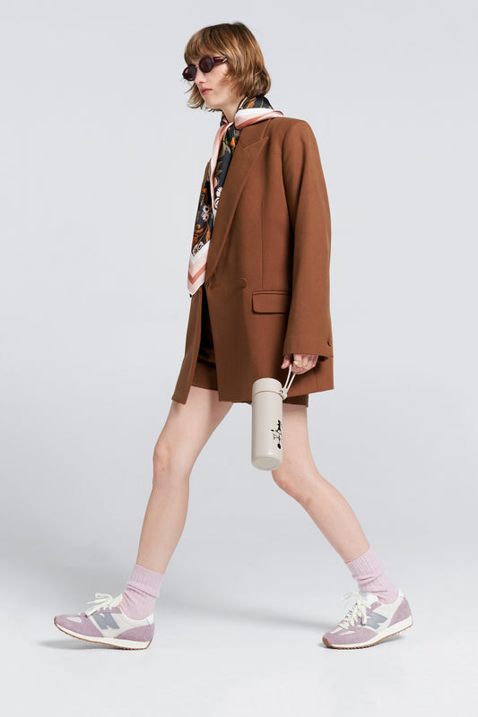 Escapade Double Breasted Jacket Chestnut