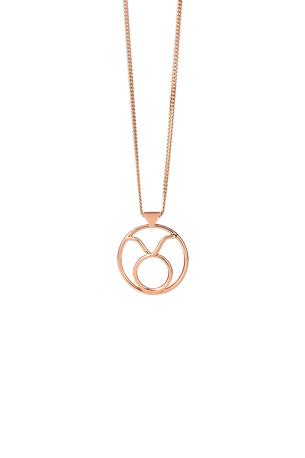 Taurus Necklace Rose Gold