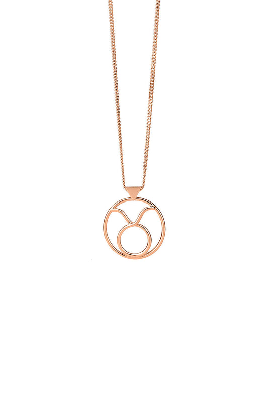 Taurus Necklace Rose Gold