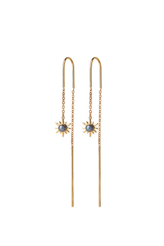 Temptation Thread Earrings Gold