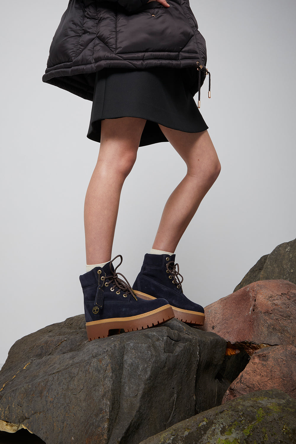 Stone Street 6-Inch Waterproof Boot Dark Blue Suede – Karen Walker