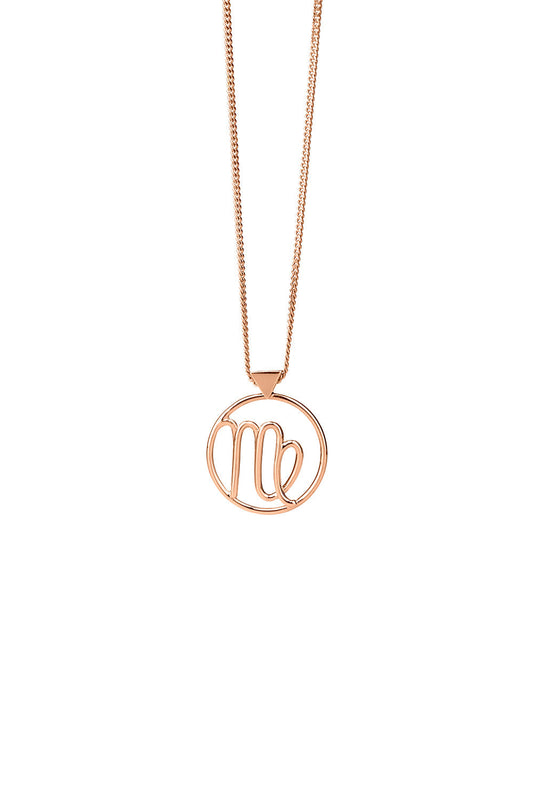 Virgo Necklace Rose Gold
