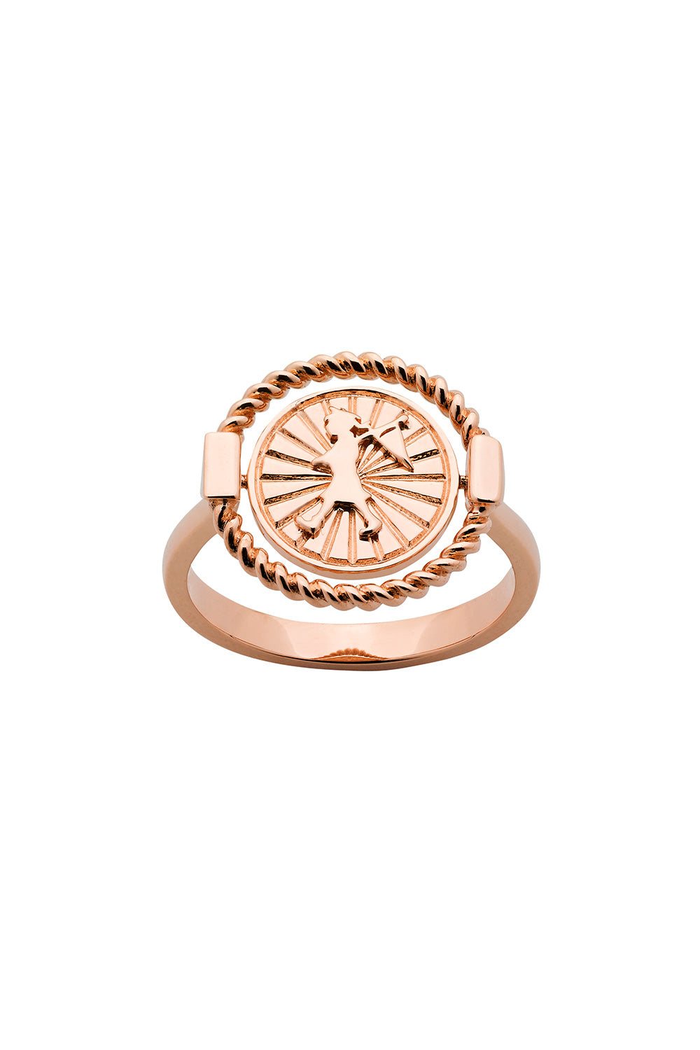 Voyager Spin Ring Rose Gold