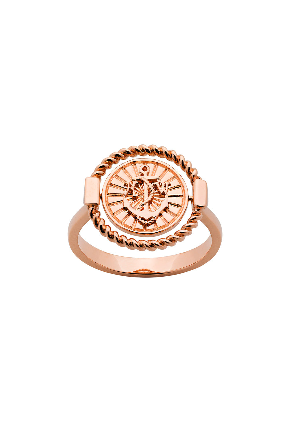 Voyager Spin Ring Rose Gold