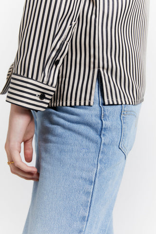 Walker Dress Shirt Black Stripe