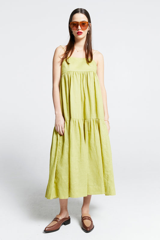 Zestful Dress Lime