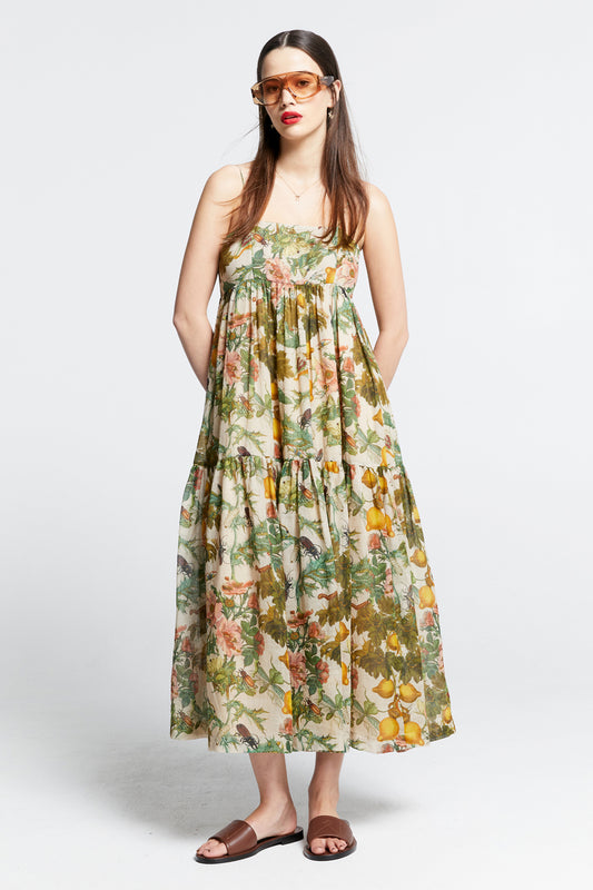 Zestful Dress Macadamia Multi