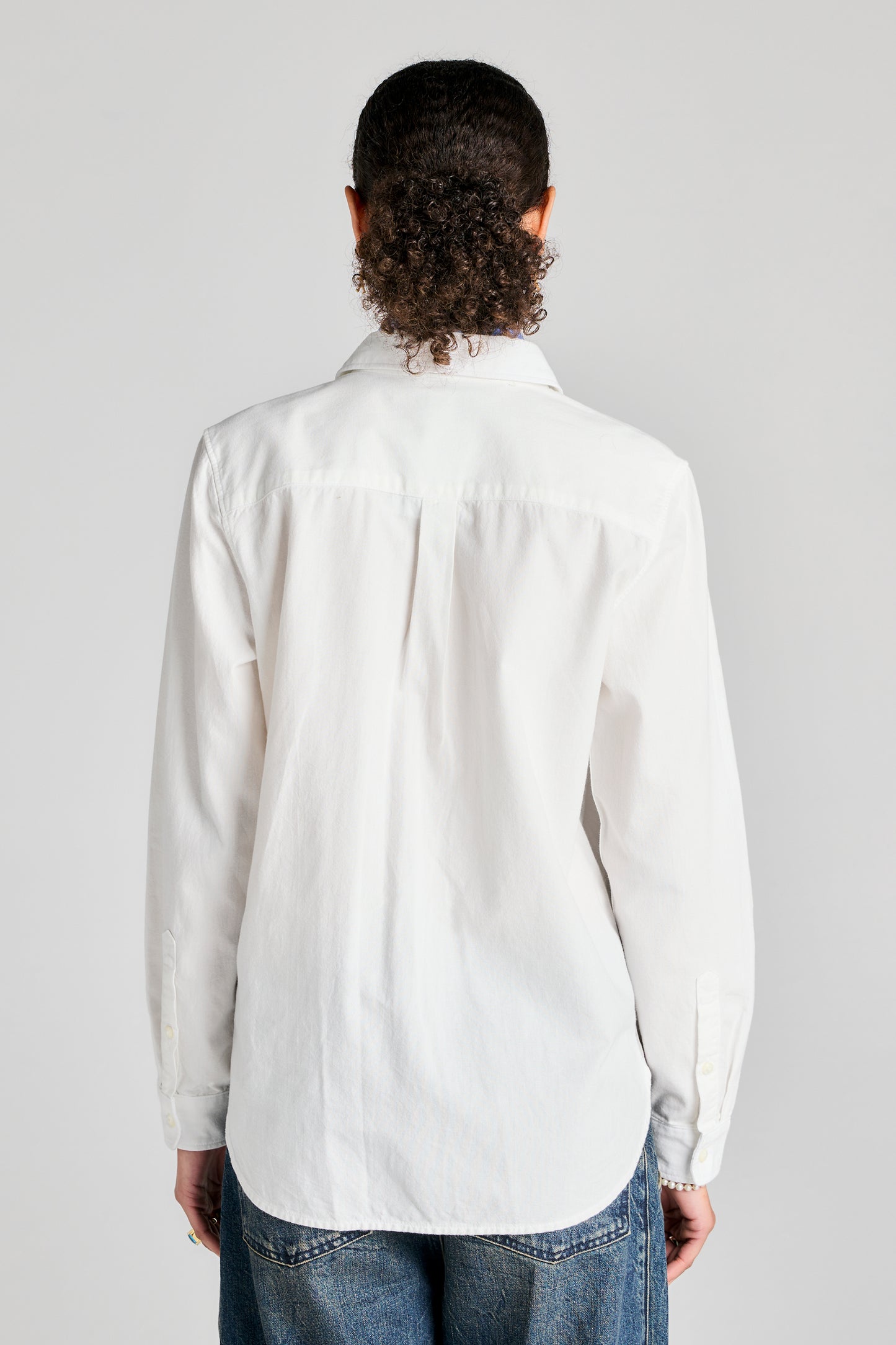 Blue Tab Club Shirt Antique White