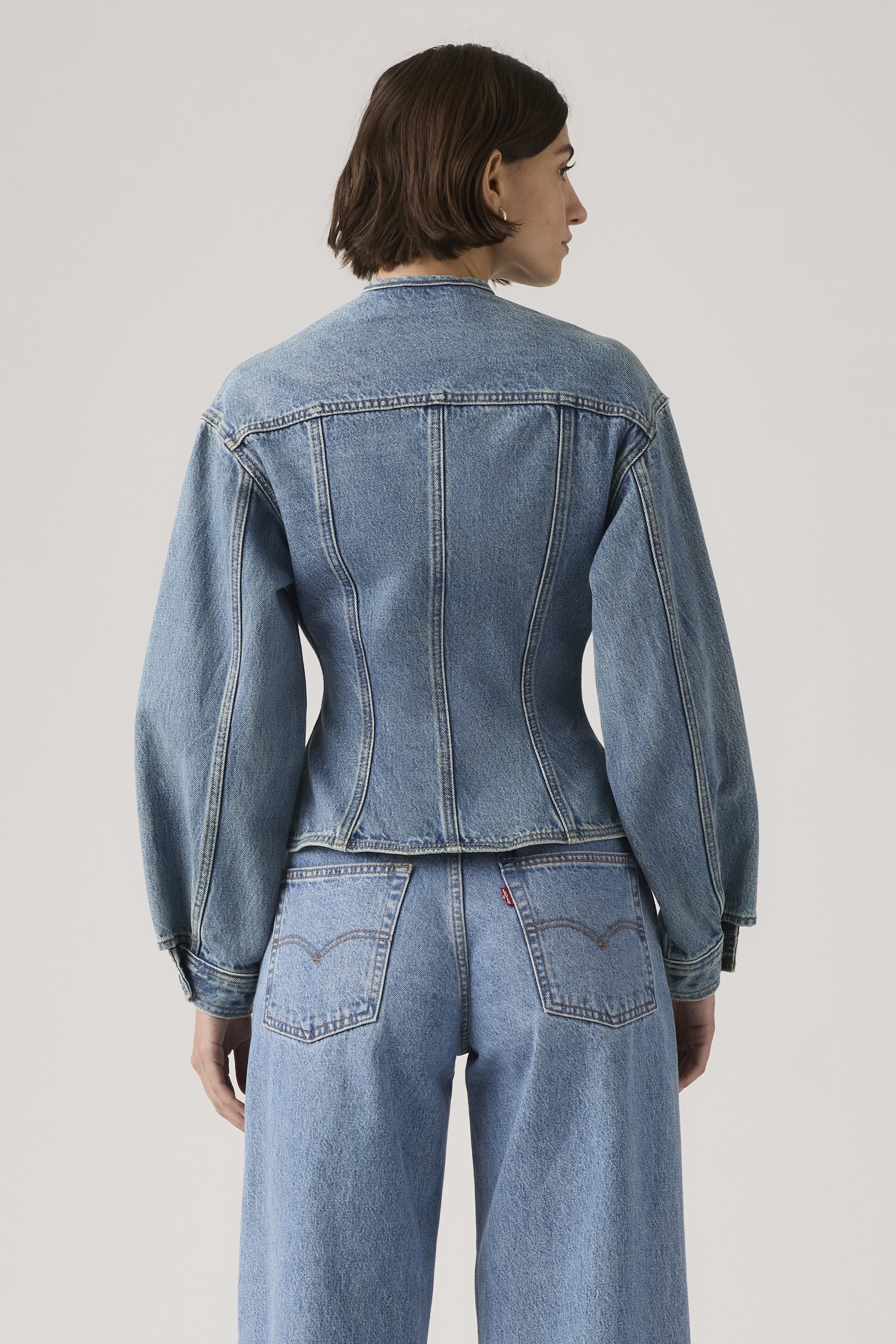 Sculpted Trucker Jacket Dolly Day – Karen Walker
