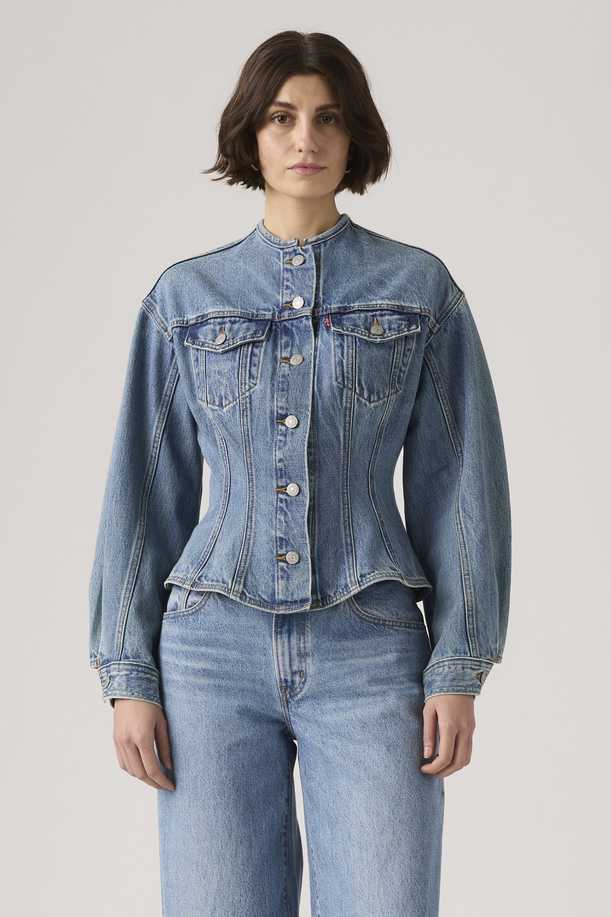 Sculpted Trucker Jacket Dolly Day – Karen Walker