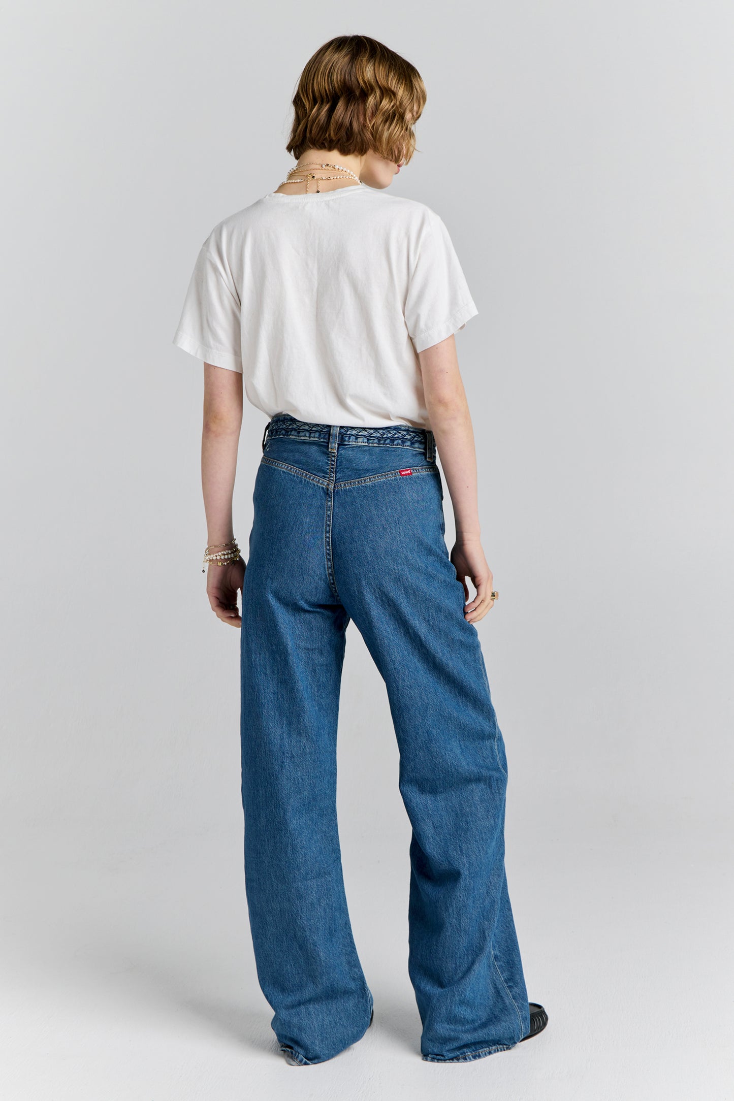 Ribcage Wide Leg Braided Jeans Big Yikes