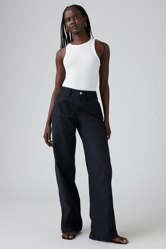 90s Straight Jeans Anthracite Night