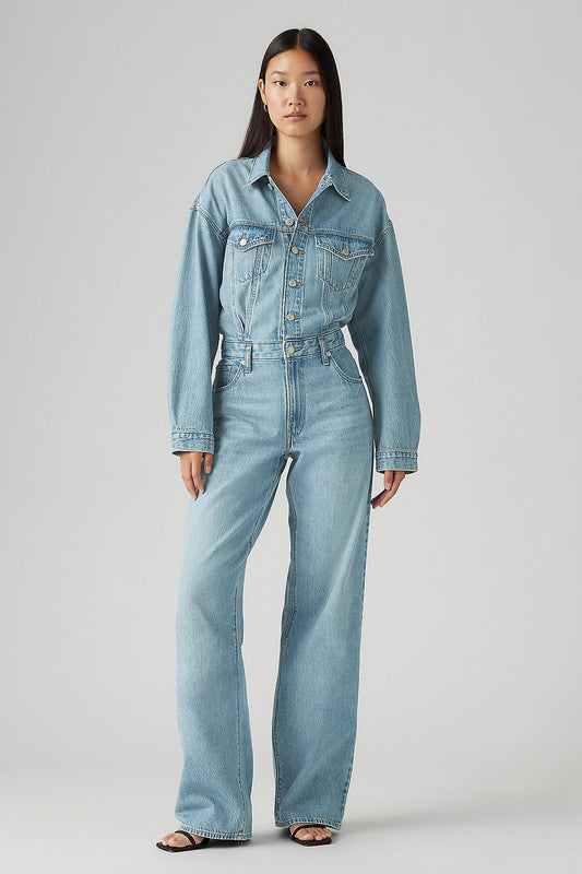 Baggy Jumpsuit Candle Light