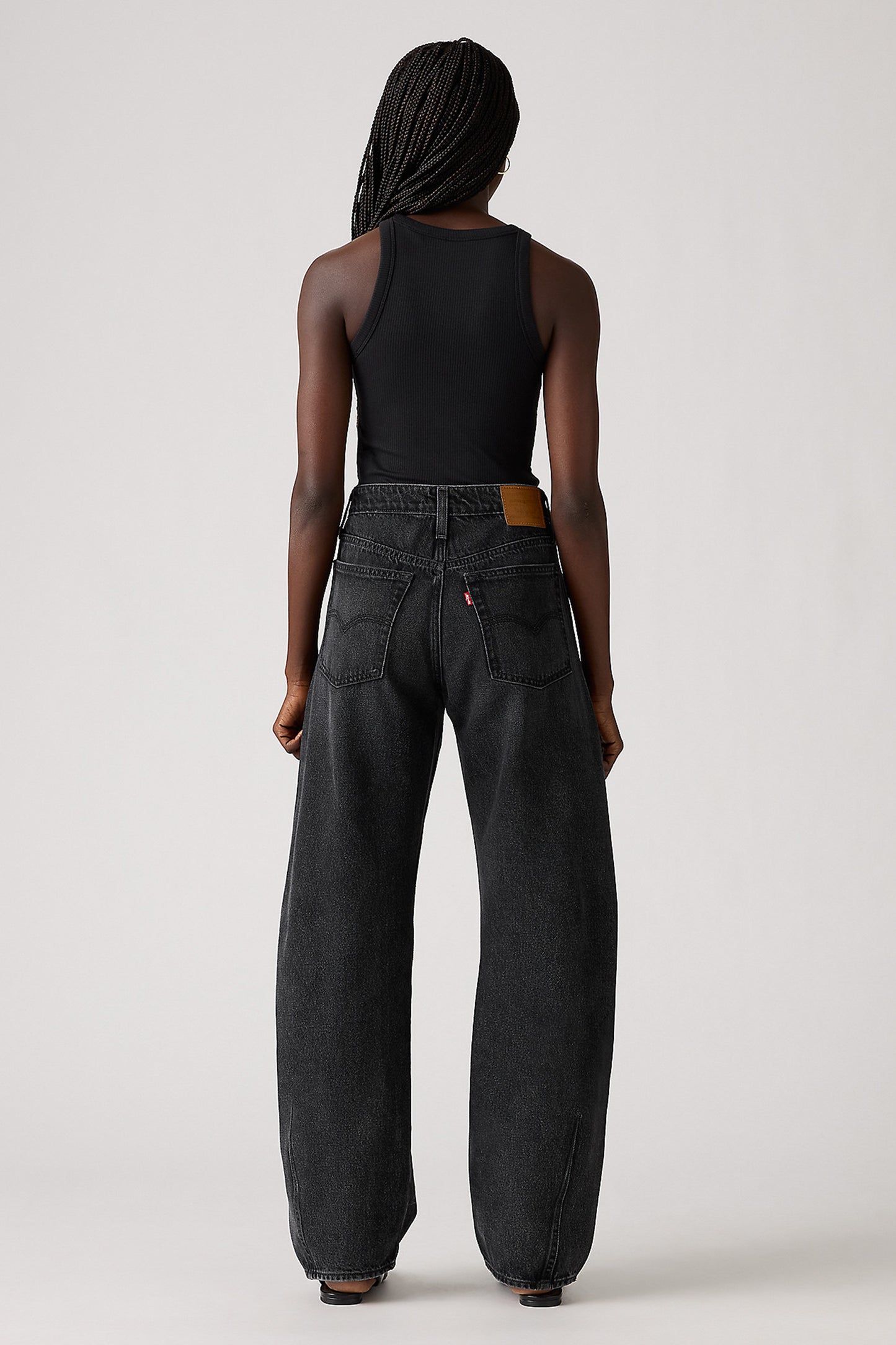 Baggy Dad Barrel Jeans Rebel Edge Barrel Black