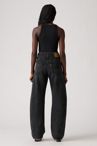 Baggy Dad Barrel Jeans Rebel Edge Barrel Black