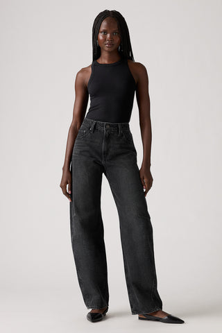 Baggy Dad Barrel Jeans Rebel Edge Barrel Black