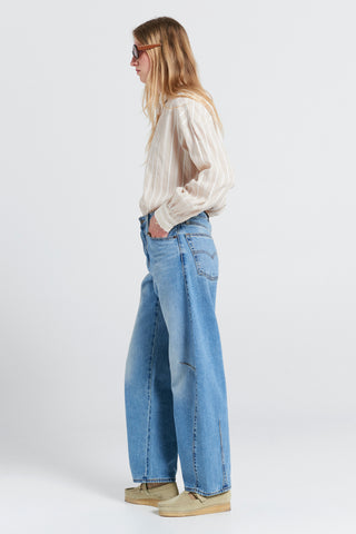 Baggy Dad Barrel Jeans Easy Days Barrel Blue