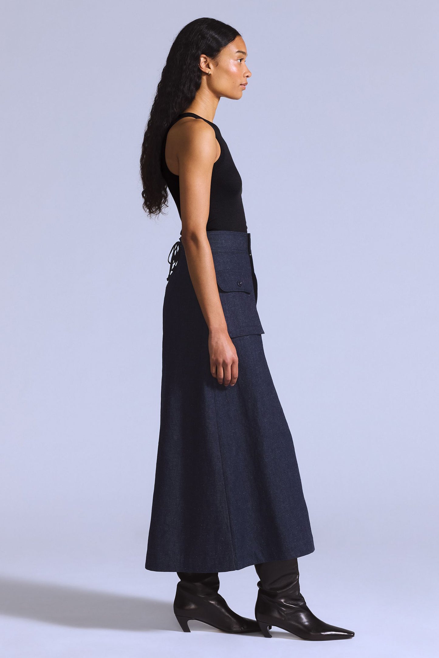 Blue Tab Mariner Skirt Nep Rinse Moj