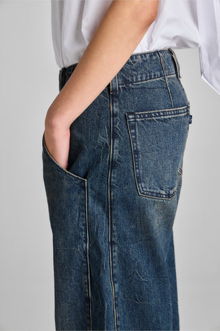 Blue Tab Moto Jeans Black Pearl