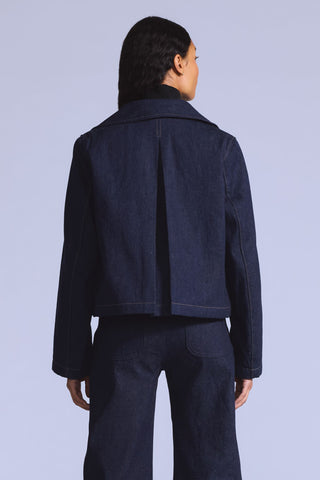 Blue Tab Mariner Peacoat Nep Rinse Moj