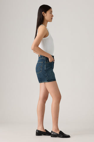 Cinch Mid-Thigh Shorts Cookie Crunch Dark Wash