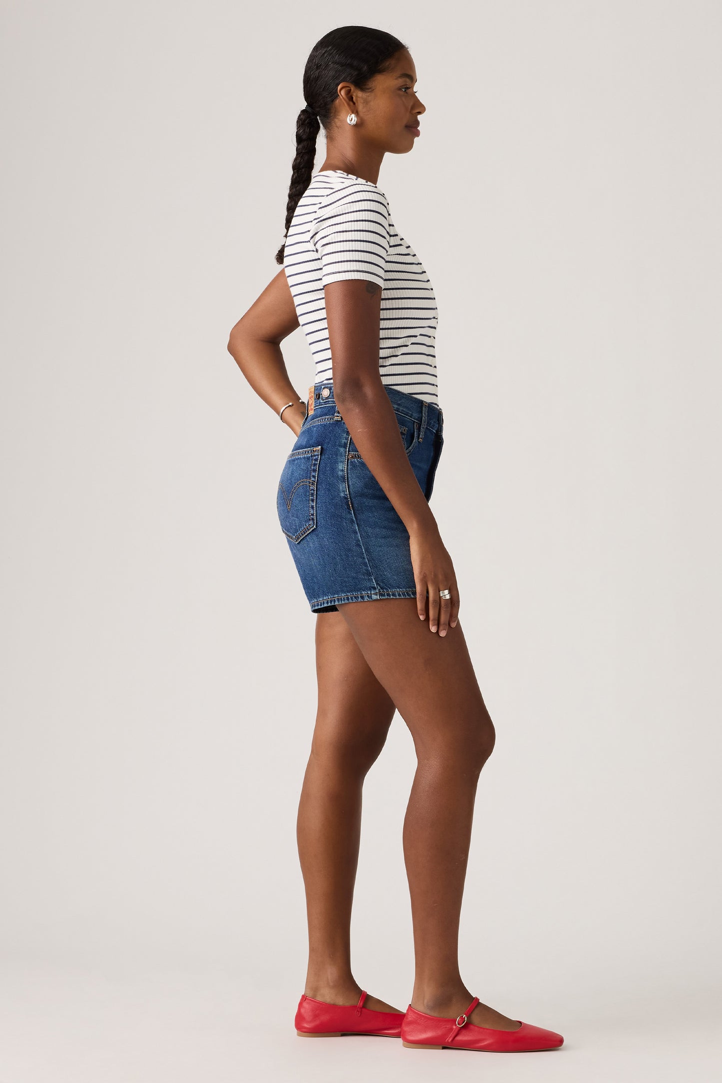 Cinch Mid-Thigh Shorts Kiss Goodbye Short