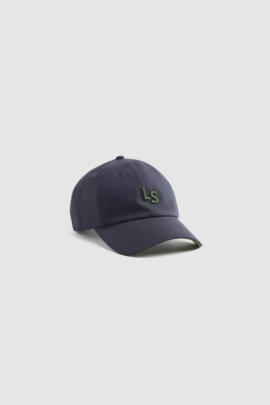 LS Monogram Cap Navy Blazer