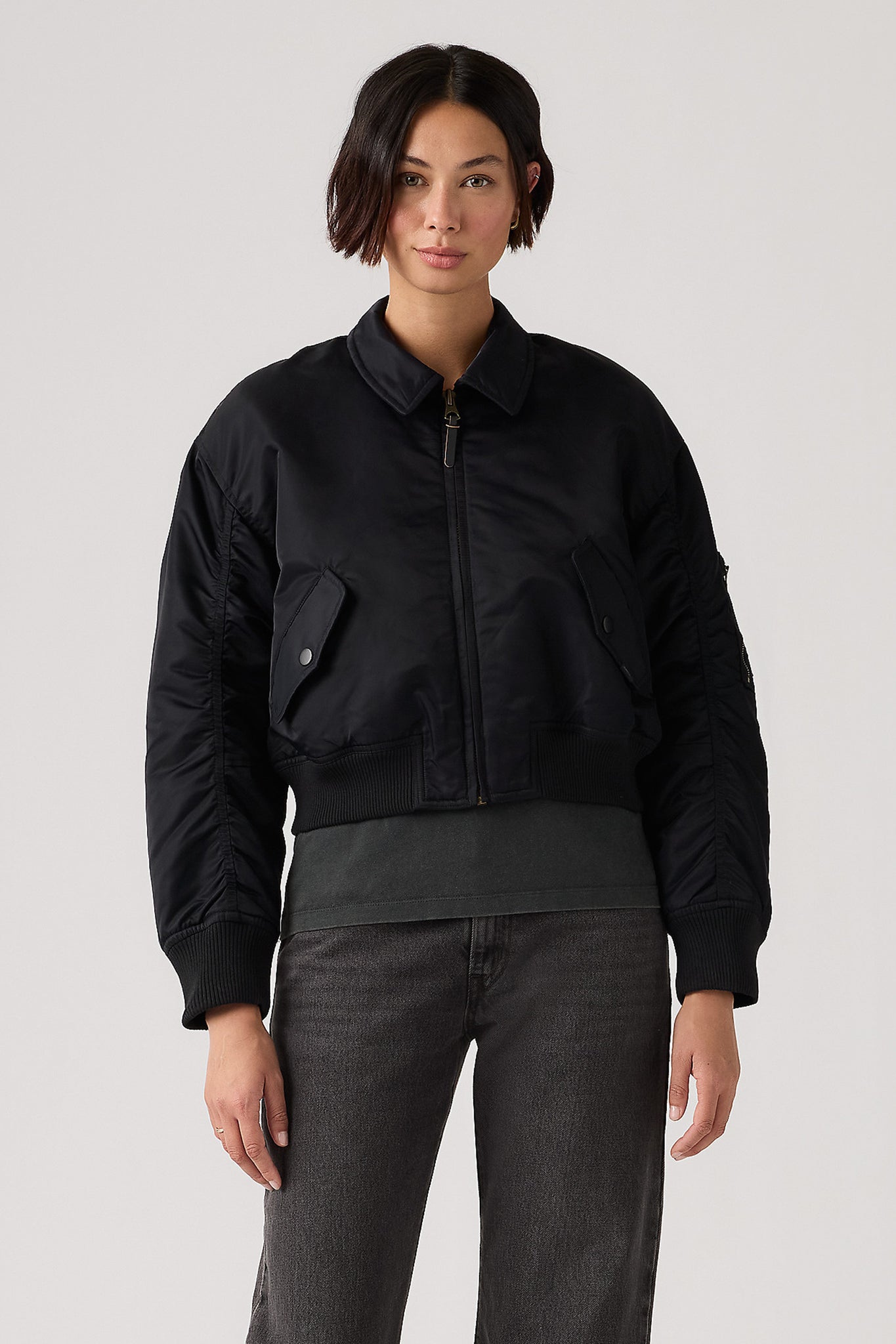 Bowie Crop Bomber Anthracite Night