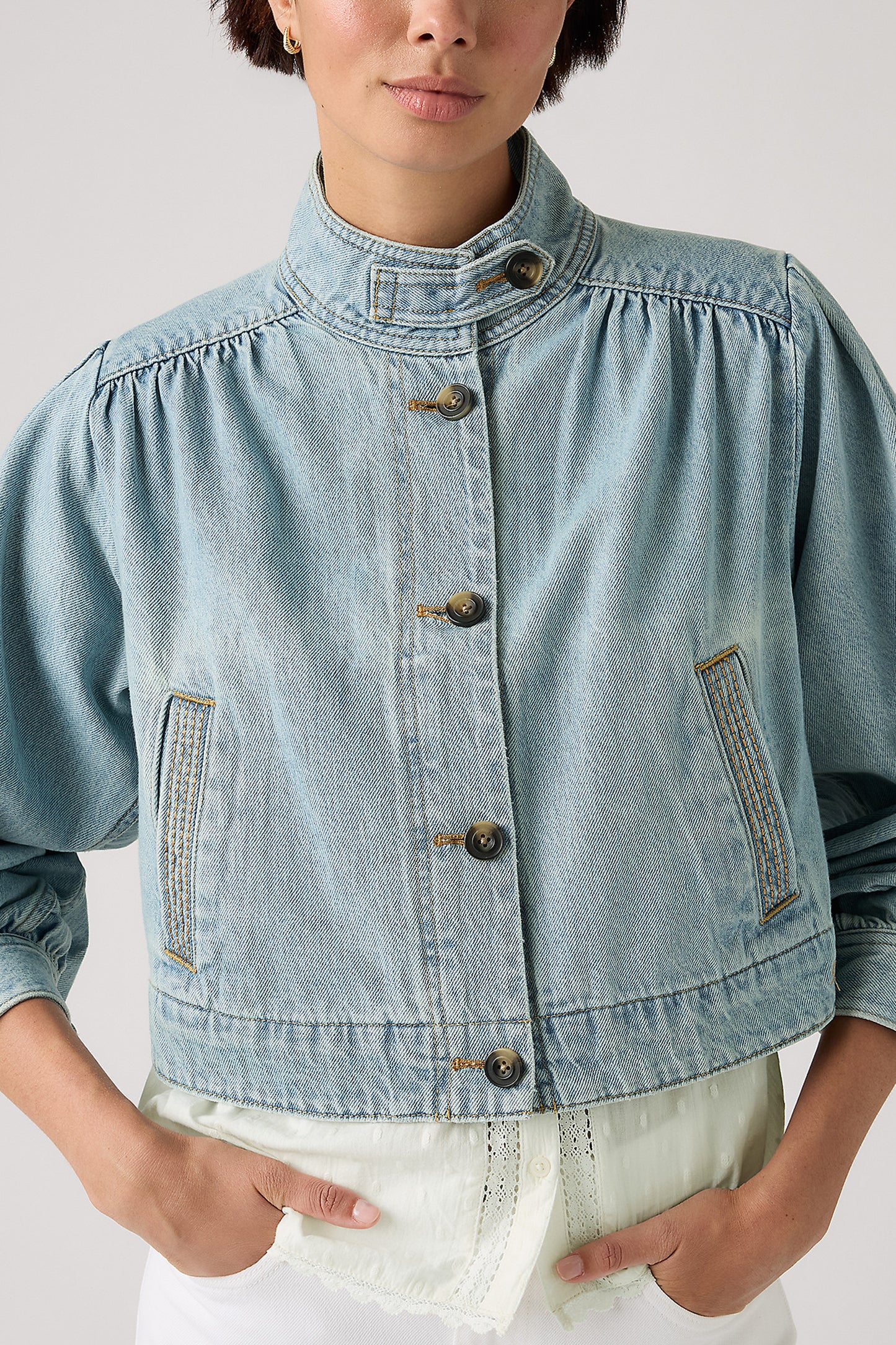 Parker Pretty Short Coat Hello People