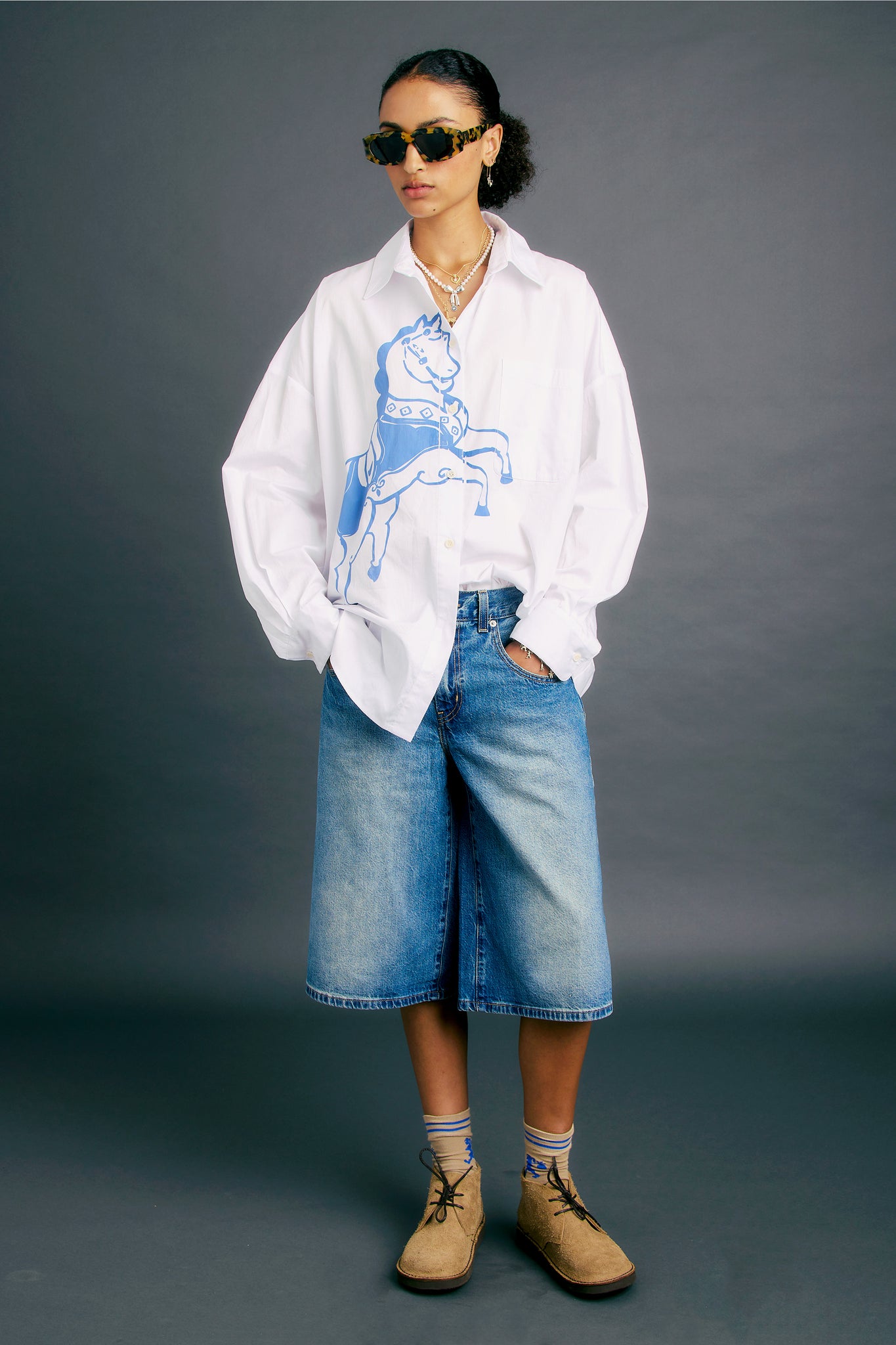 Super Baggy Jort Hazy Times