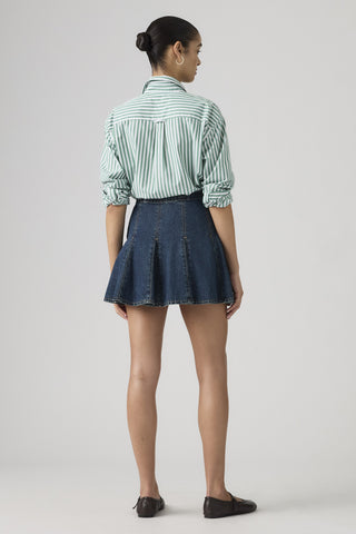 Godet Mini Skirt Fell Off Stone