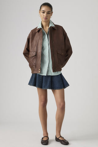 Godet Mini Skirt Fell Off Stone