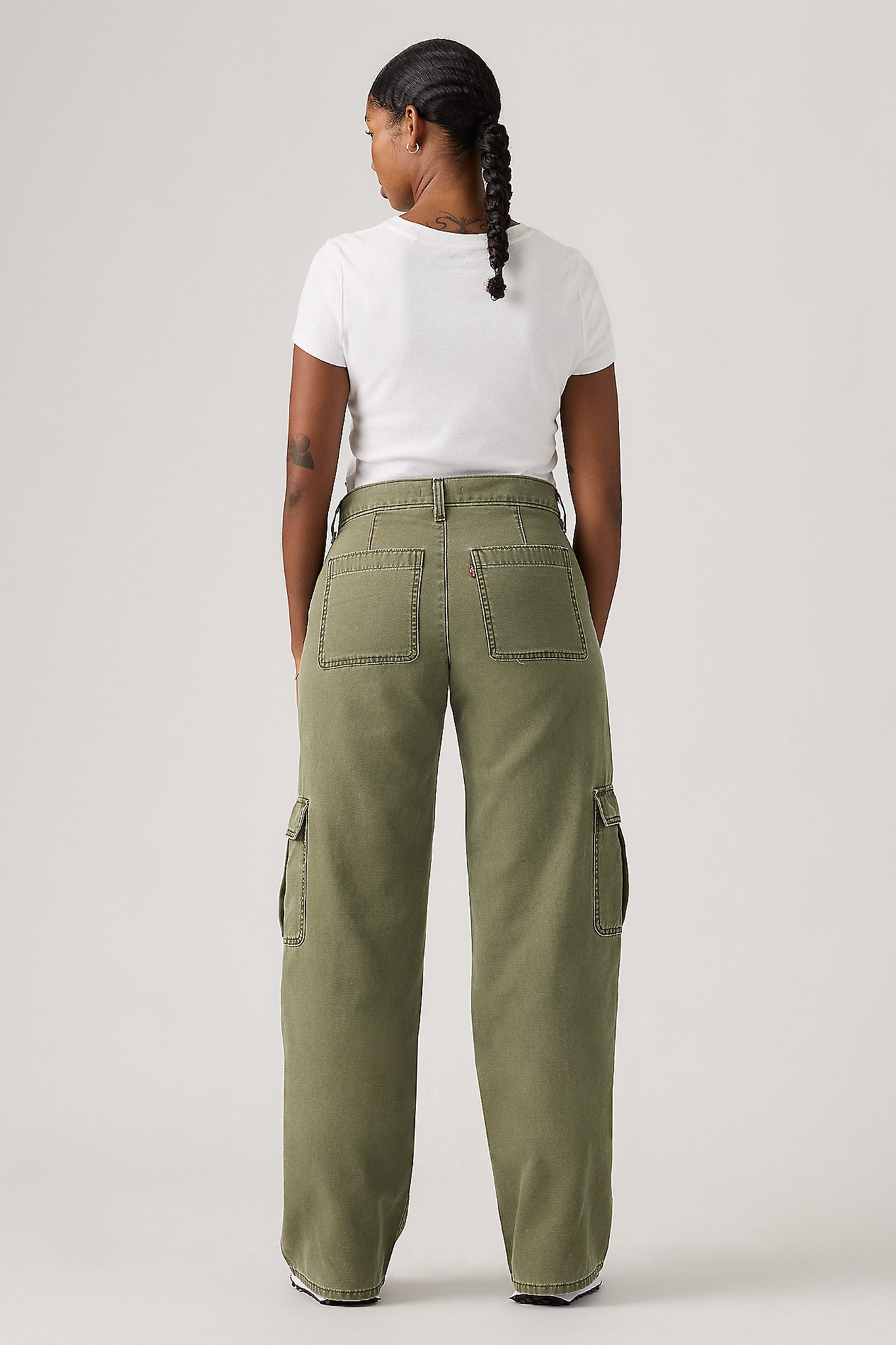 Superlow Loose Cargo Jeans Ivy Green Pigment