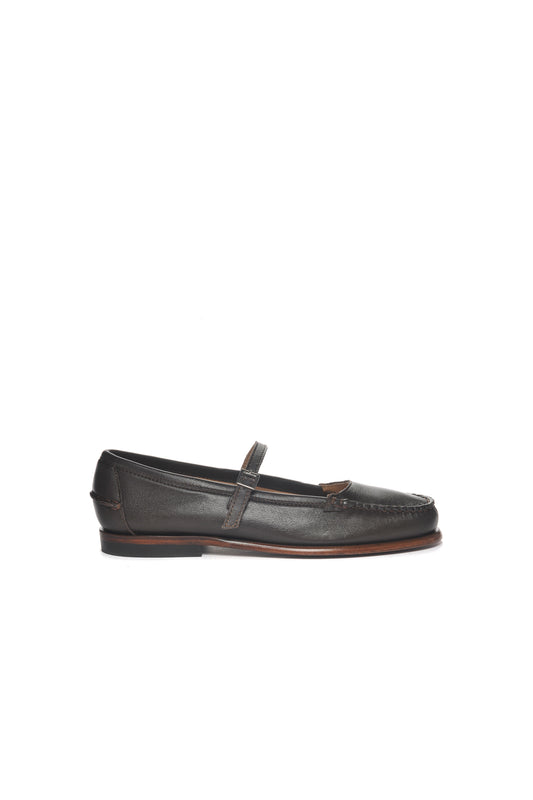 Ballerina Pop Loafers Dark Brown