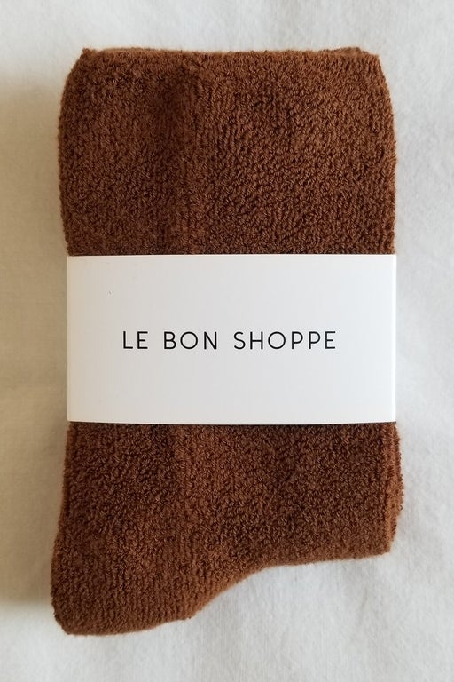 Cloud Socks Sepia