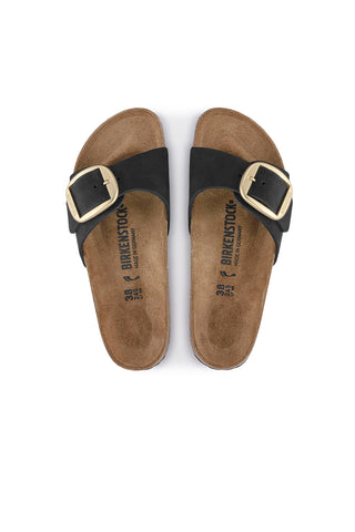Madrid Big Buckle Nubuck Regular Fit Black