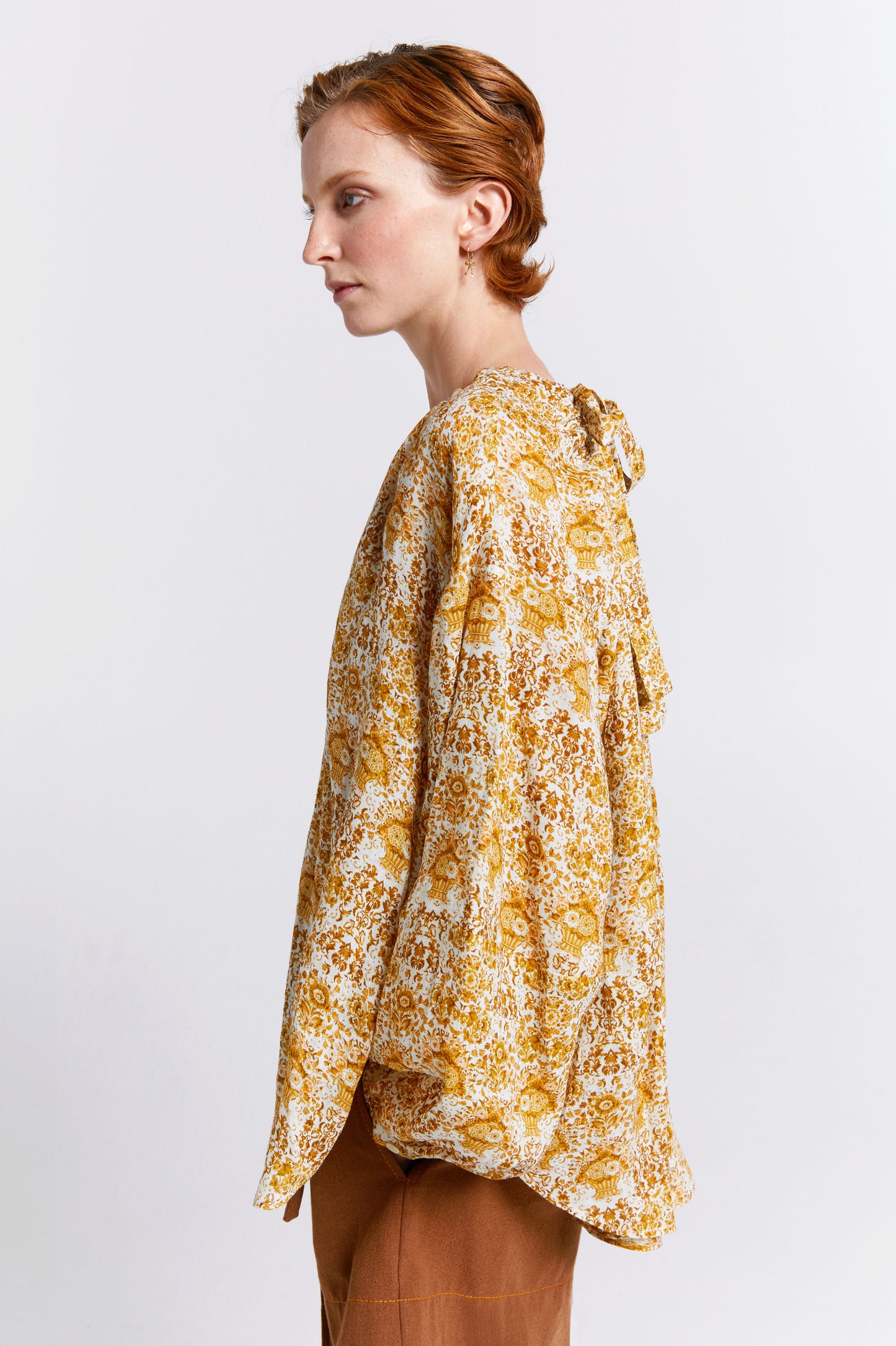 Heirloom Blouse Off-White/Antique Gold