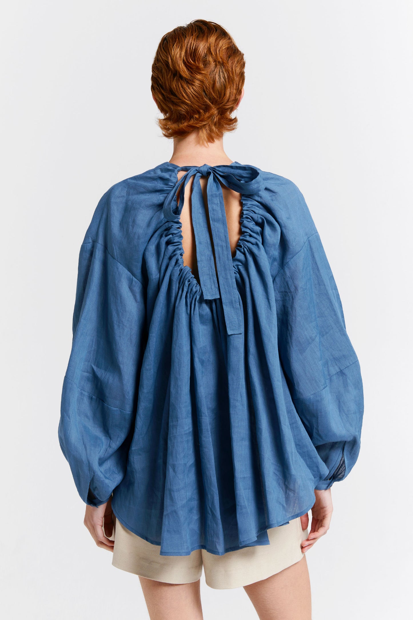 Heirloom Blouse Denim Blue