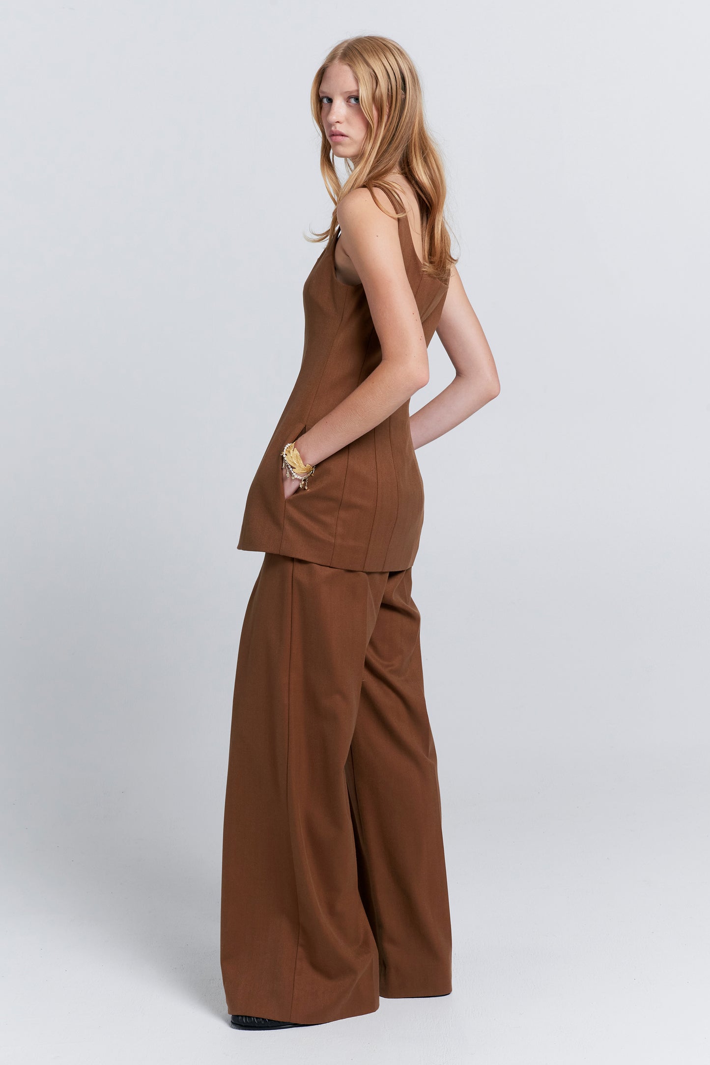 Memento Gilet Chestnut