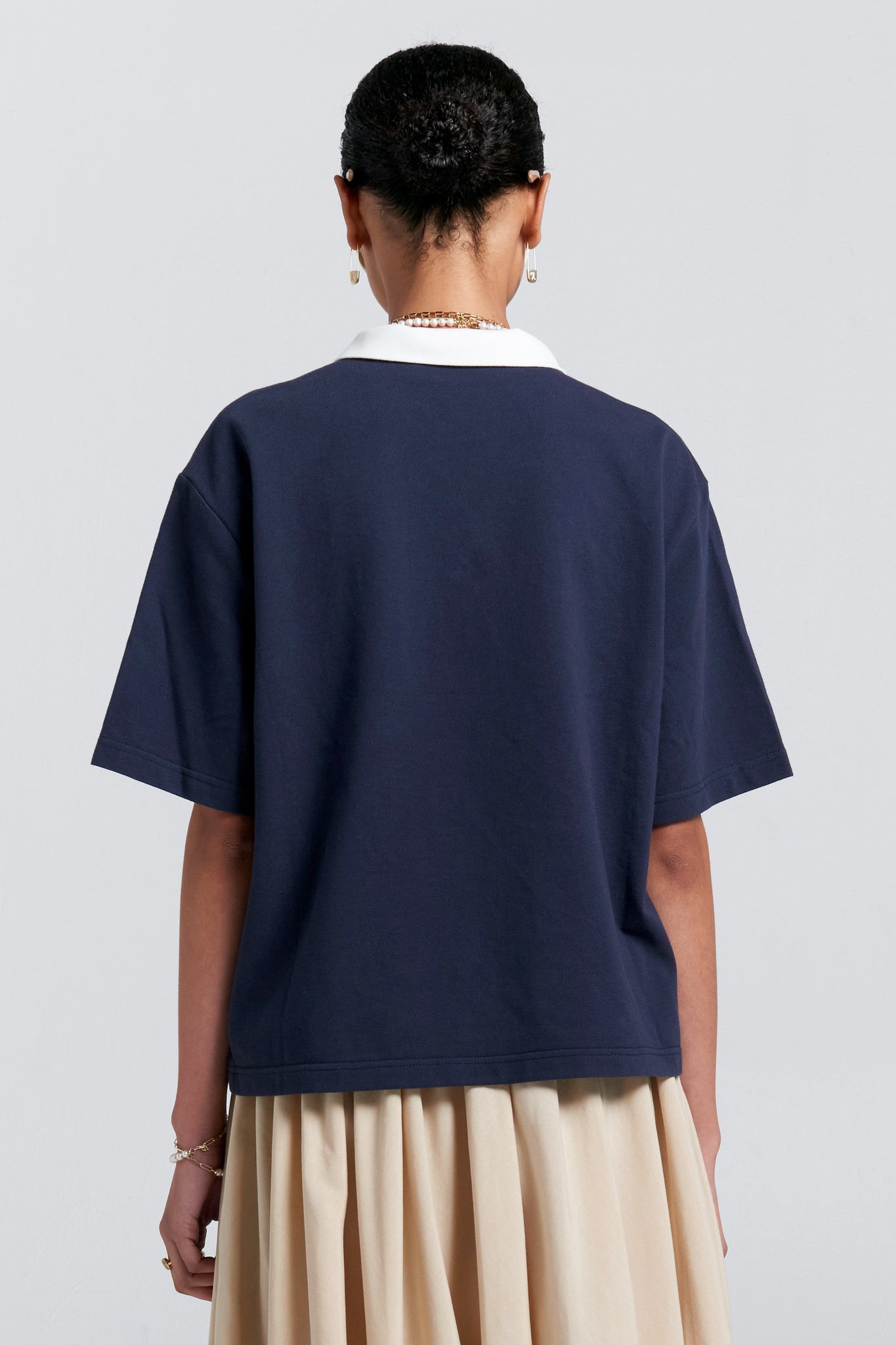 Runaway Rugby Jersey Navy/Cream