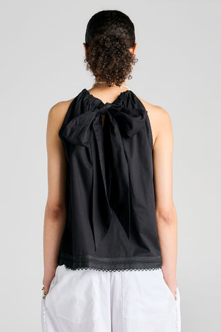 Scout Bow Back Top Black
