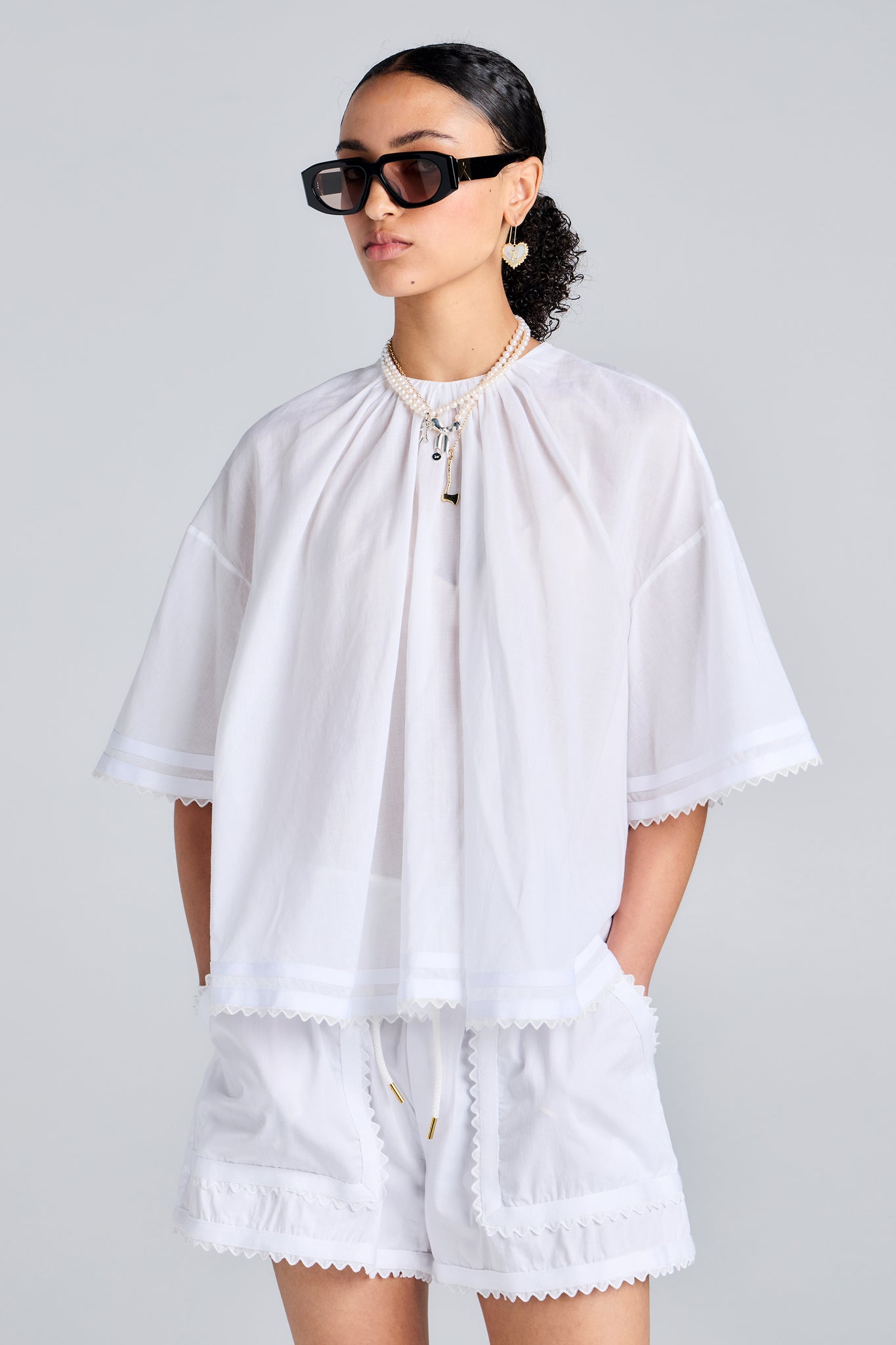 Field Blouse White