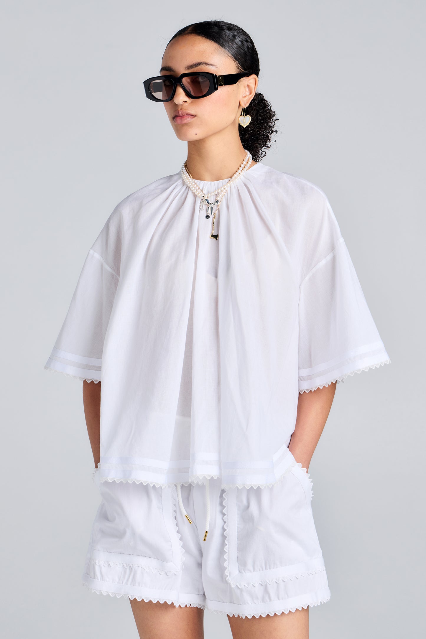 Field Blouse White